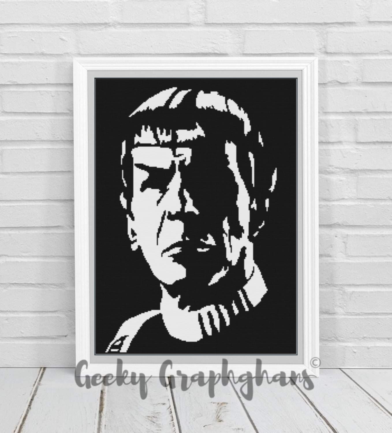 Commander Spock Crochet Graphghan Pattern