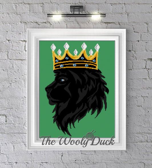 Crowned Lion Crochet Graphghan Pattern