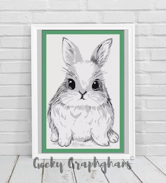 Cute Bunny Rabbit Crochet Graphghan Pattern