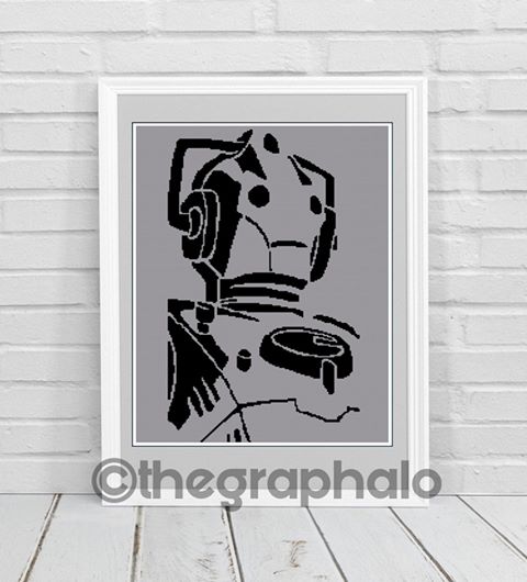 Cyberman Crochet Graphghan Pattern
