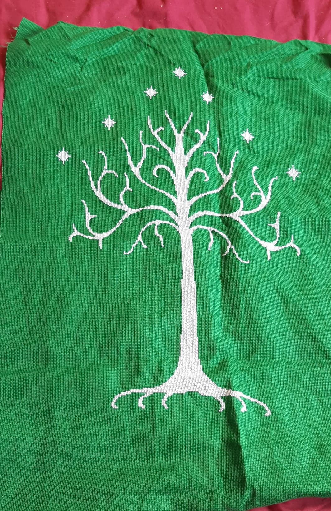 Cross Stitch White Tree of Gondor Graphghan Pattern