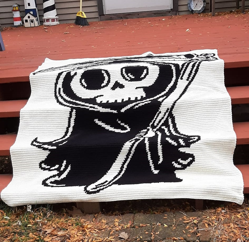 Baby Grim Reaper Crochet Graphghan Pattern