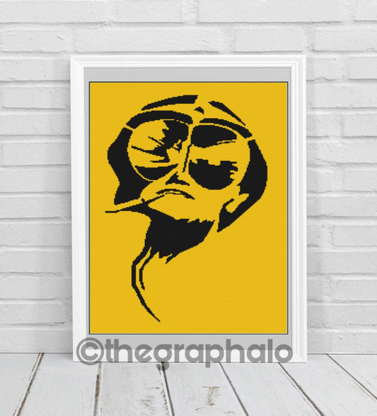 Fear and loathing in las vegas crochet graphghan pattern