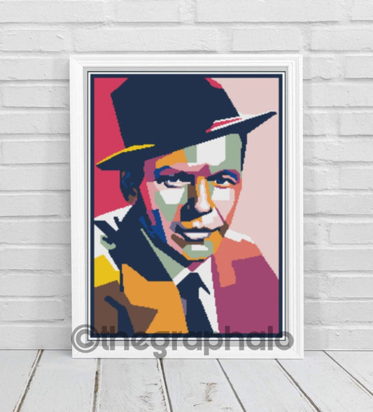 Frank Sinatra Crochet Graphghan Pattern