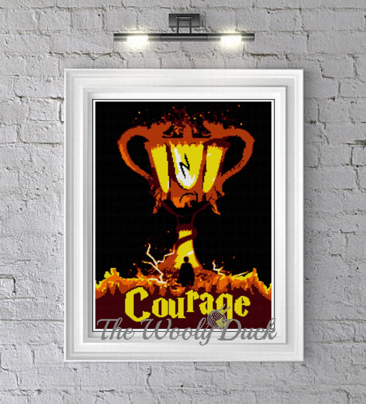 Goblet and Courage Crochet Graphghan Pattern