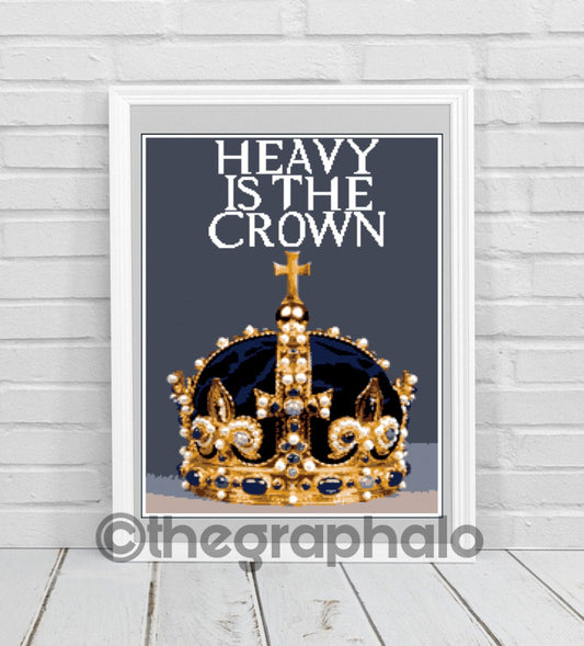 Heavy Is The Crown Crochet Graphghan Pattern SC 180 x 249