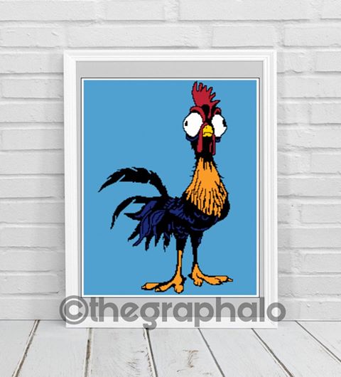 Hei Hei Crochet Graphghan Pattern