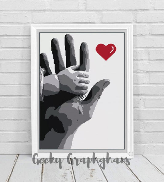 Hold Your Hand In Mine Crochet Graphghan Pattern