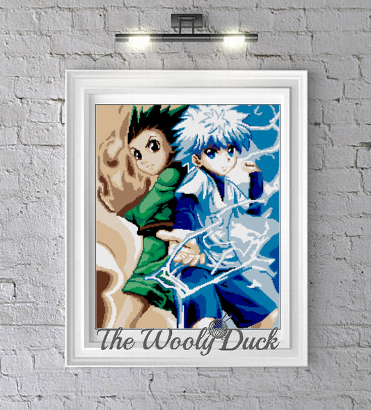 Hunter X Hunter crochet graphghan pattern
