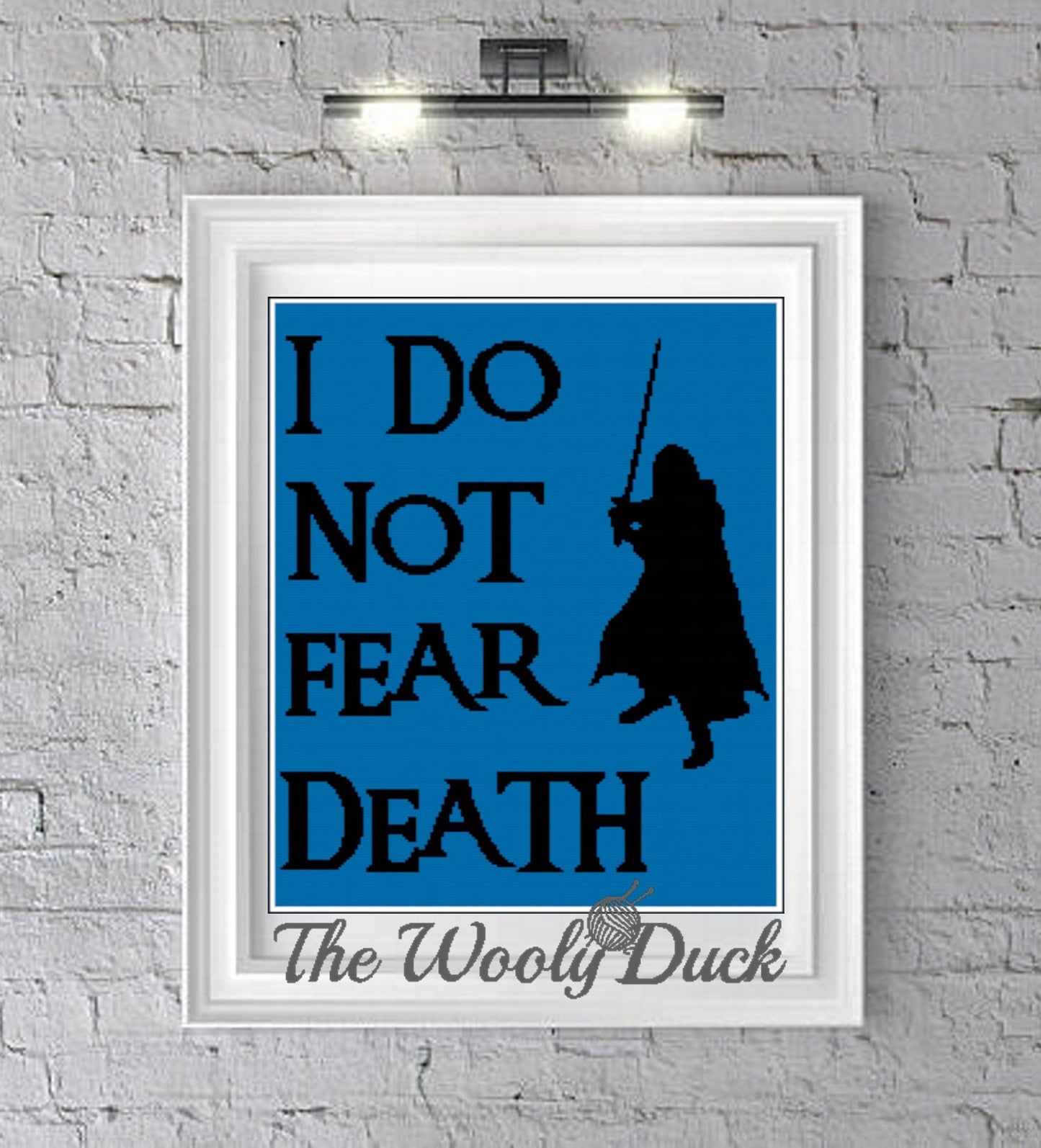 "I do not fear death" Crochet Graphghan Pattern