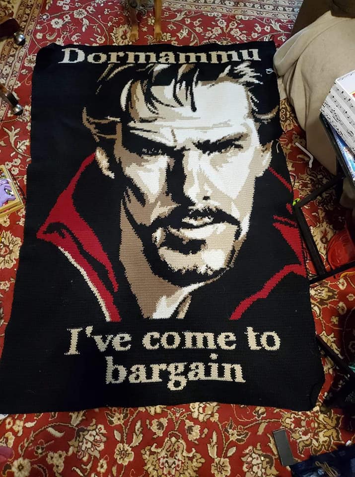 Doctor Strange Inspired Crochet Graphghan Pattern