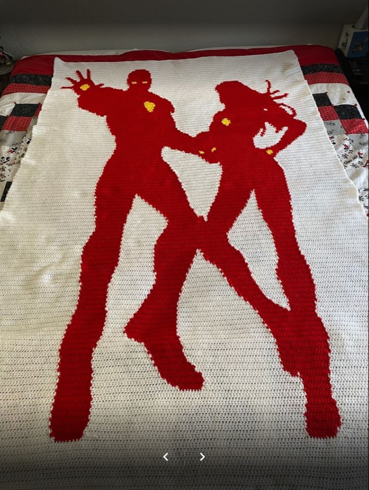 Iron Couple Crochet Graphghan Pattern