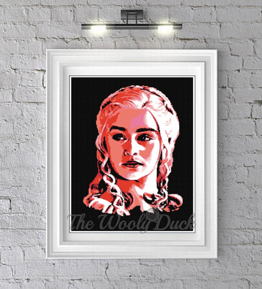 Dracarys Khaleesi Crochet Graphghan Pattern