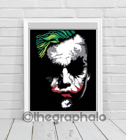 The Killing Joke - Joker Crochet Graphghan Pattern