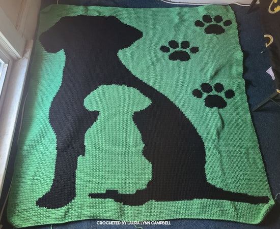 Doggie Love Crochet Graphghan Pattern – Geeky Graphghans
