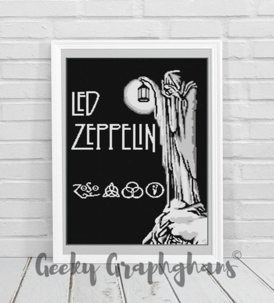 Led Zepplin IV Crochet Graphghan Pattern