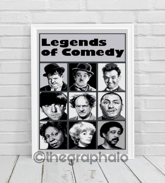 Legends of Comedy Crochet Graphghan Pattern