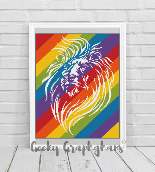 Lion Pride Crochet Graphghan Pattern