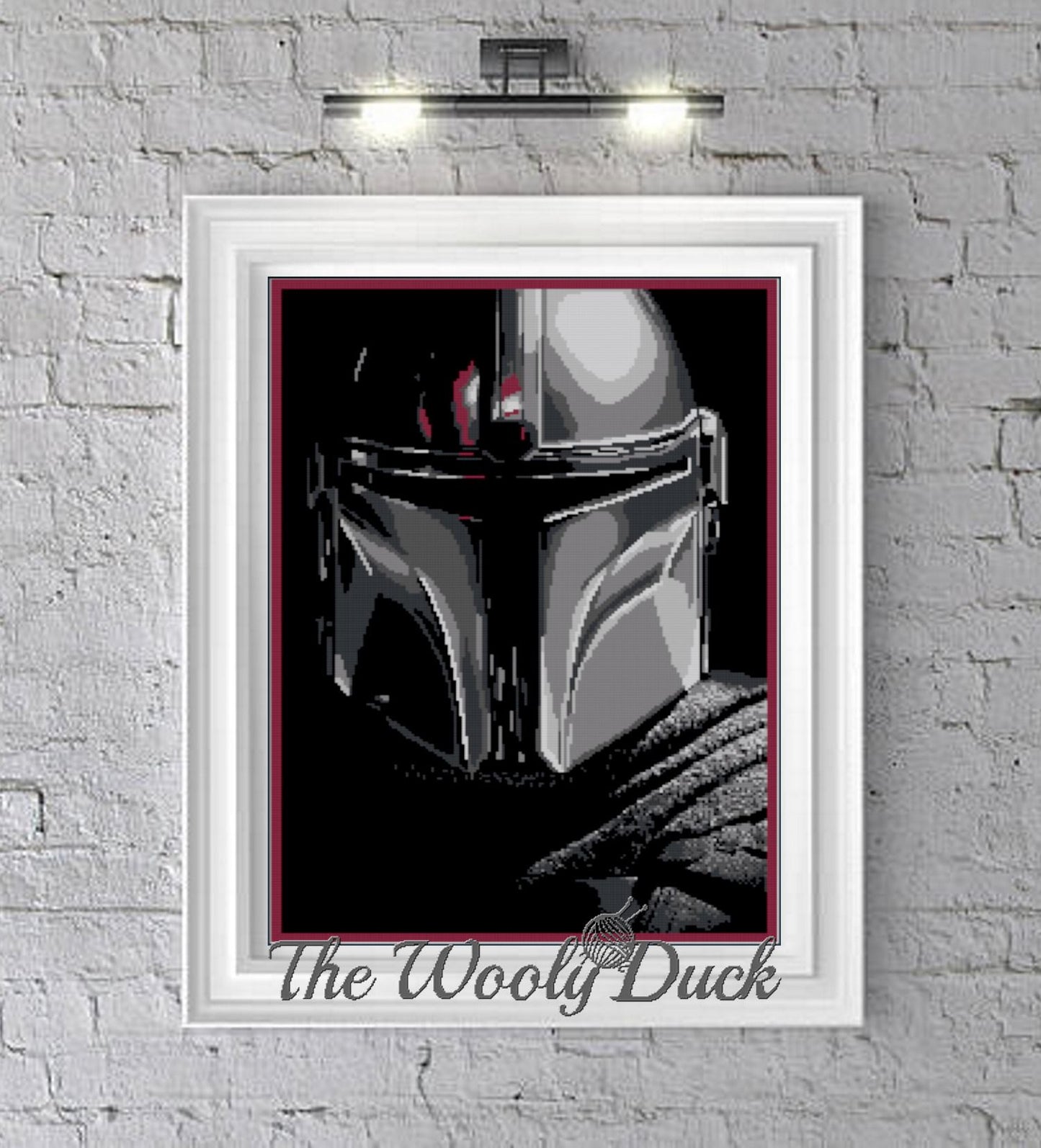 Mandalorian Crochet Graphghan Pattern SC 180 x 260