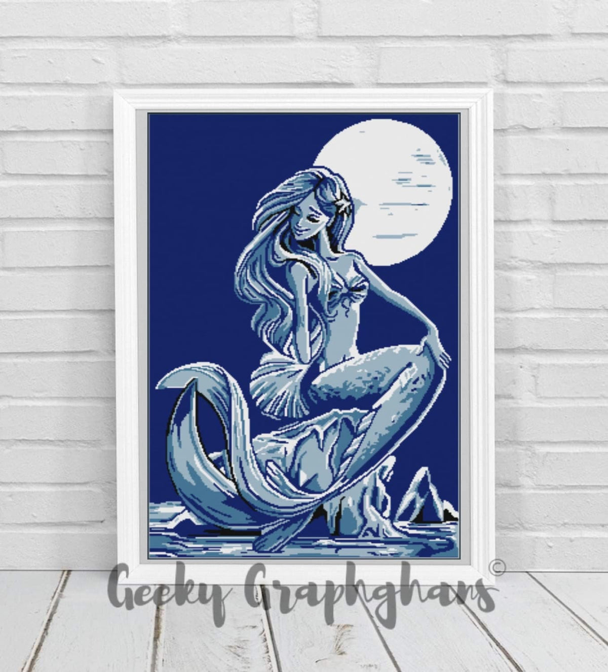 Mermaid Crochet Graphghan Pattern – Geeky Graphghans