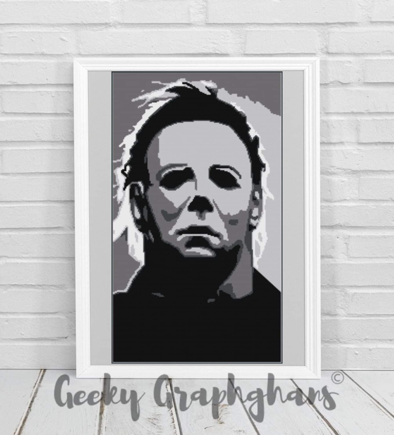 Halloween Michael Myers Crochet Graphghan Pattern