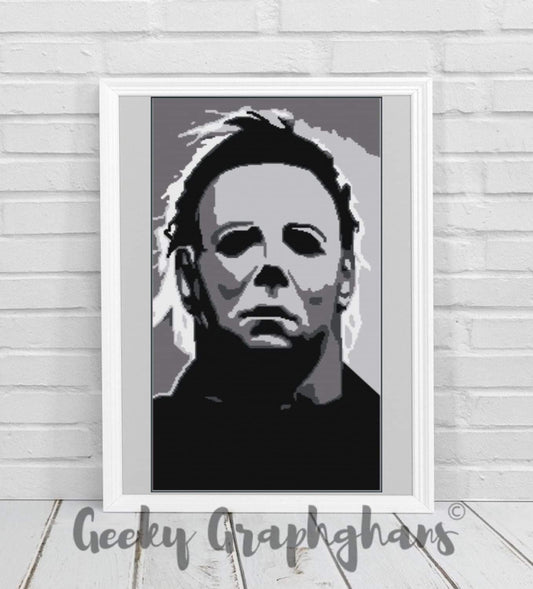 Halloween Michael Myers Crochet Graphghan Pattern