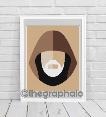 Obi Wan Kenobi Crochet Graphghan Pattern