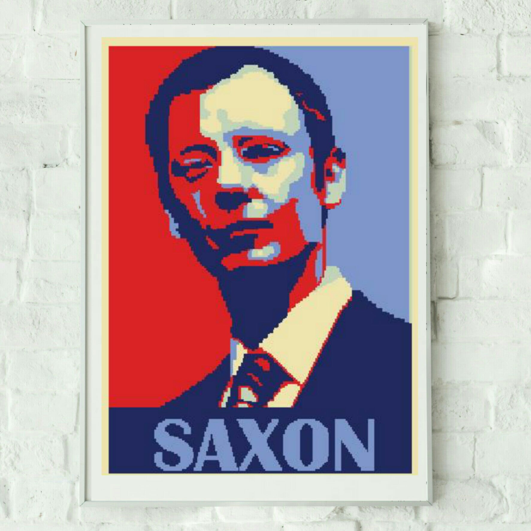 The Master/ John Simm Portrait Graphghan – Geeky Graphghans