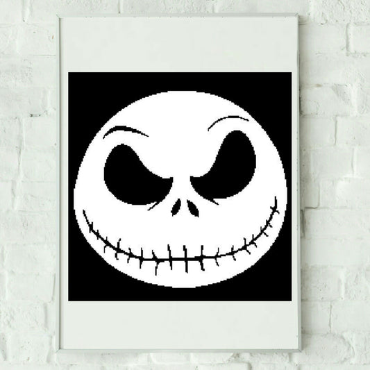 Jack Skellington Graphhghan Crochet Pattern