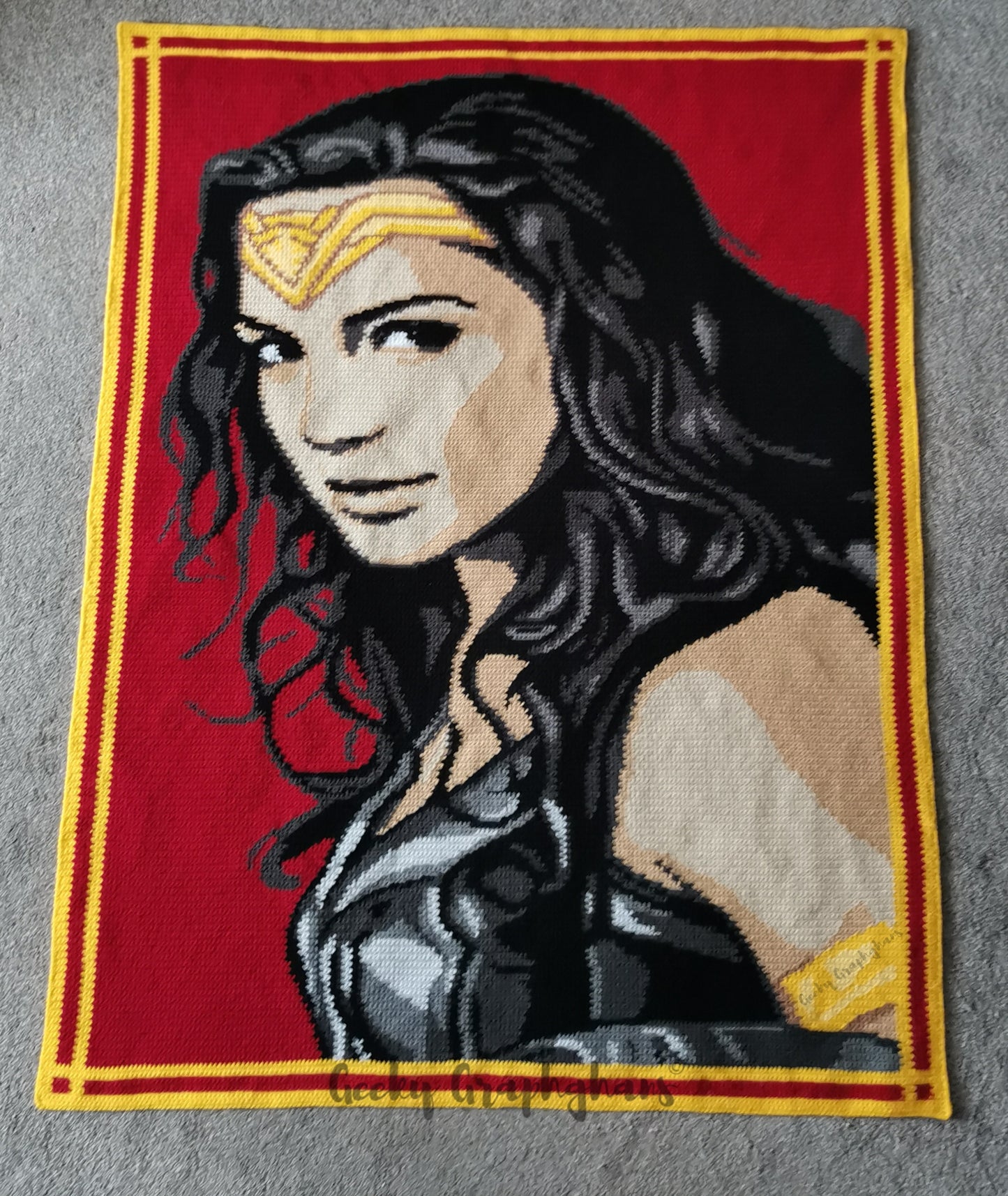 Wonder Woman Crochet Graphghan Pattern