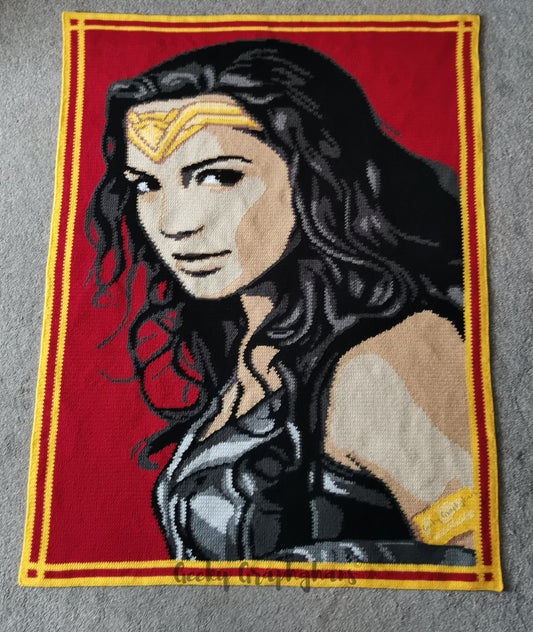 Wonder Woman Crochet Graphghan Pattern