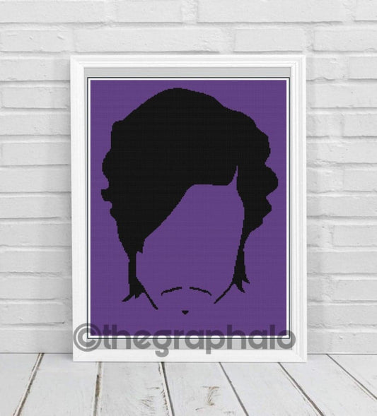 Purple Rain Crochet Grapghan Pattern SC180 x 260