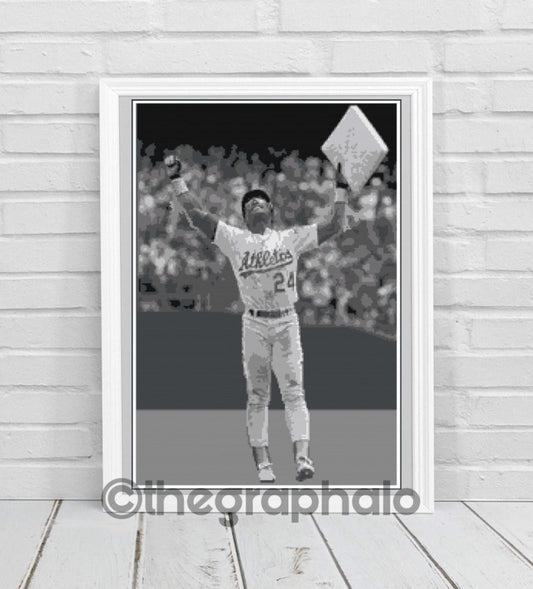 Rickey Henderson Crochet Photoghan Pattern