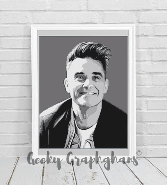 Robbie Williams Photoghan Graphghan Pattern