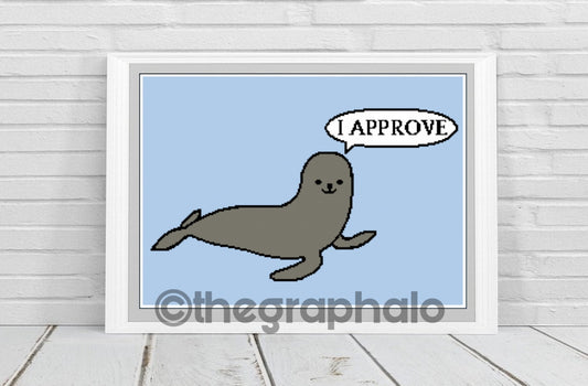 Seal Of Approval Crochet Graphghan Pattern