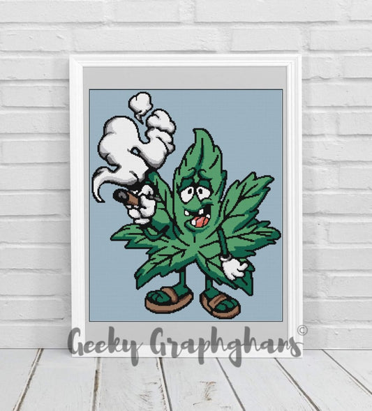 Smokey Green Crochet Graphghan Pattern