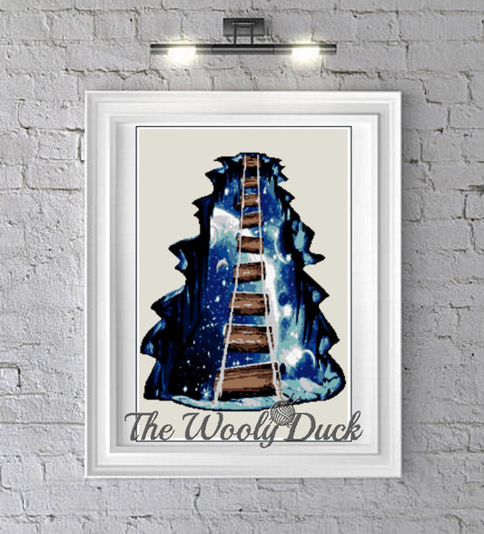 Outer Space Floor Illusion Crochet Graphghan Pattern