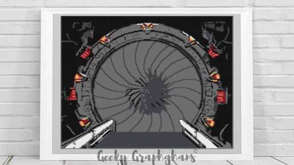 Stargate Crochet Graphghan Pattern – Geeky Graphghans
