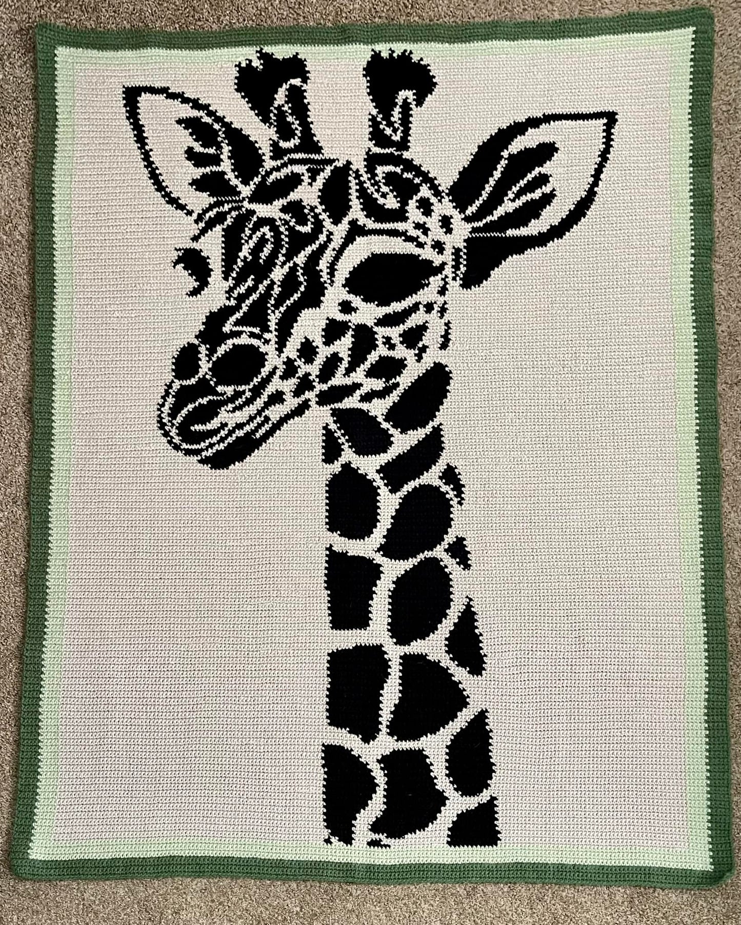 Giraffe Crochet Graphghan Pattern