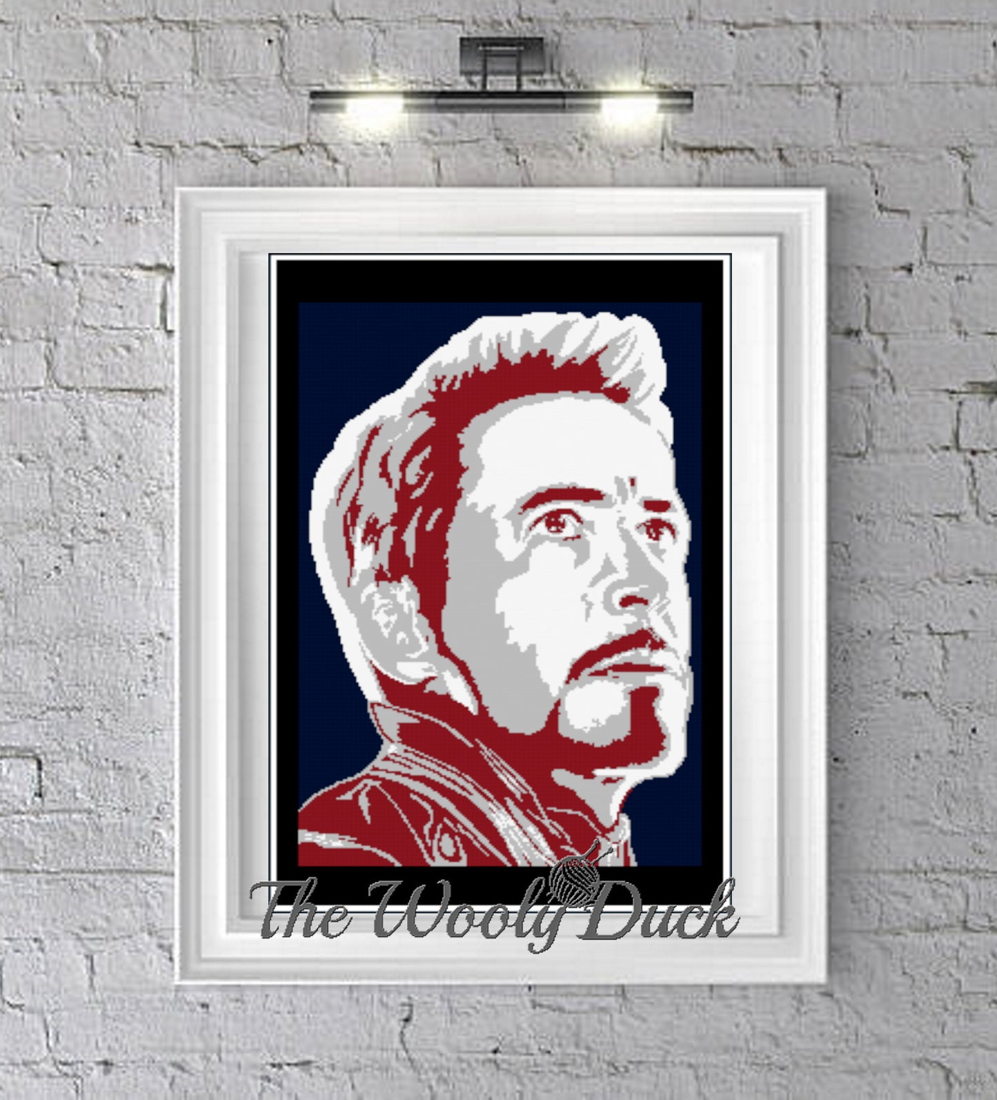 Tony Stark IronMan Crochet Graphghan Pattern