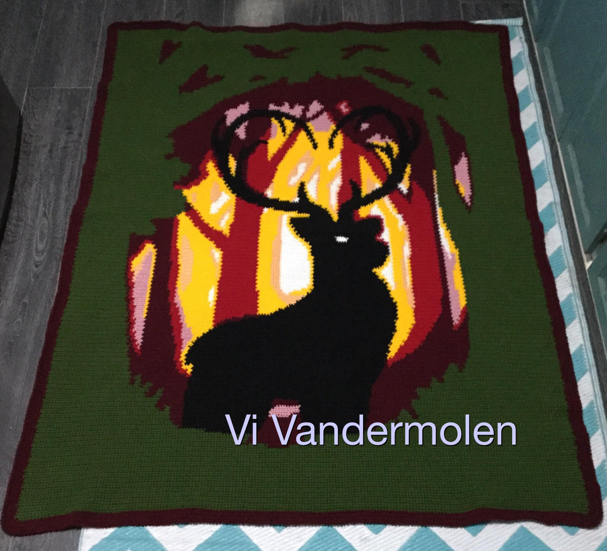 Stag in the Woods Crochet Graphghan Pattern – Geeky Graphghans