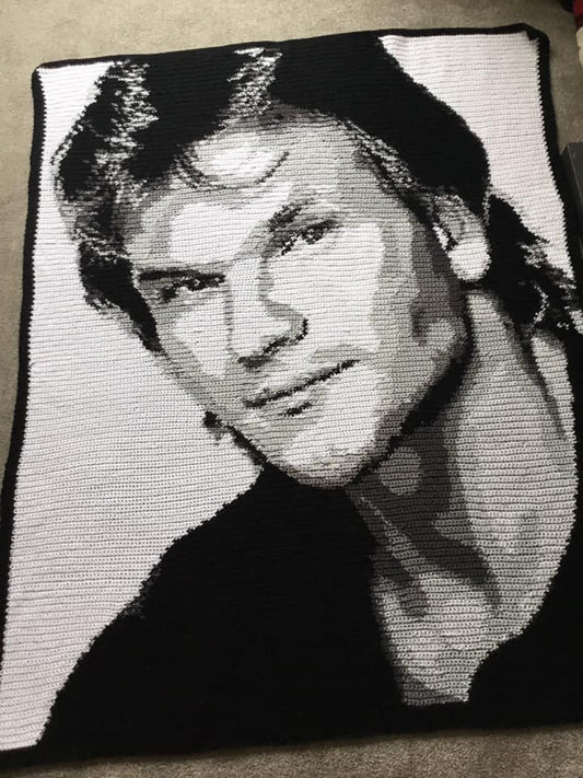 Patrick Swayze Crochet Photoghan Pattern