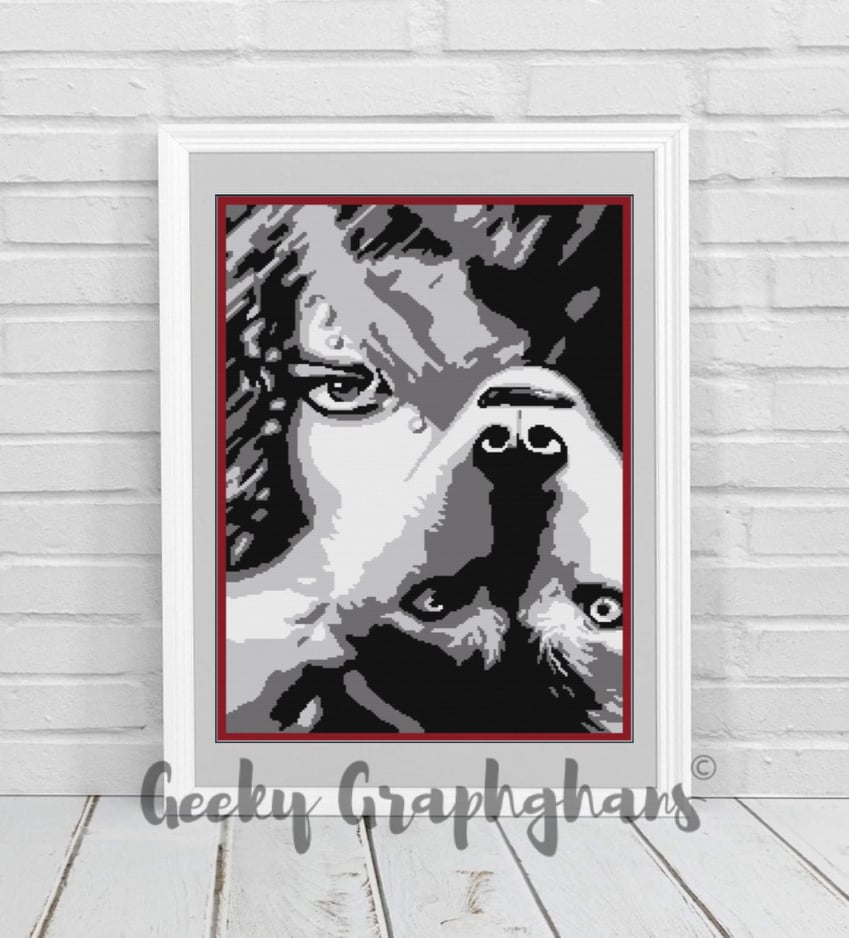 Wolf Girl Crochet Graphghan Pattern – Geeky Graphghans