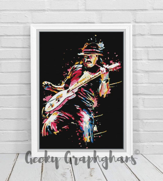 Carlos Santana Crochet Graphghan Pattern