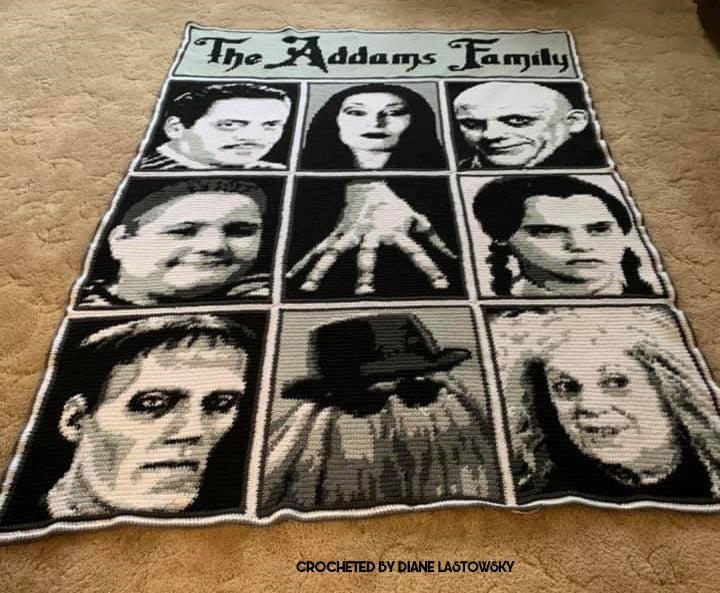 Addams Family Bundle Crochet Graphghan Pattern