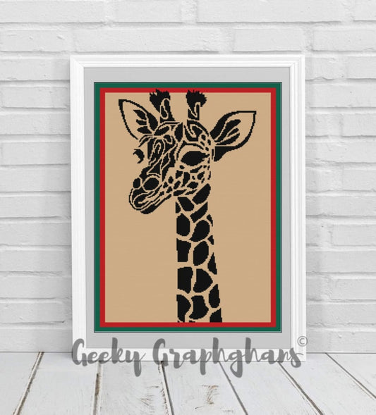 Giraffe Crochet Graphghan Pattern