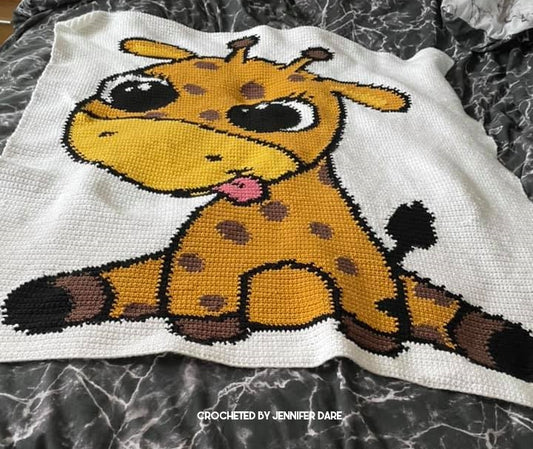Baby Giraffe Crochet Graphghan Pattern