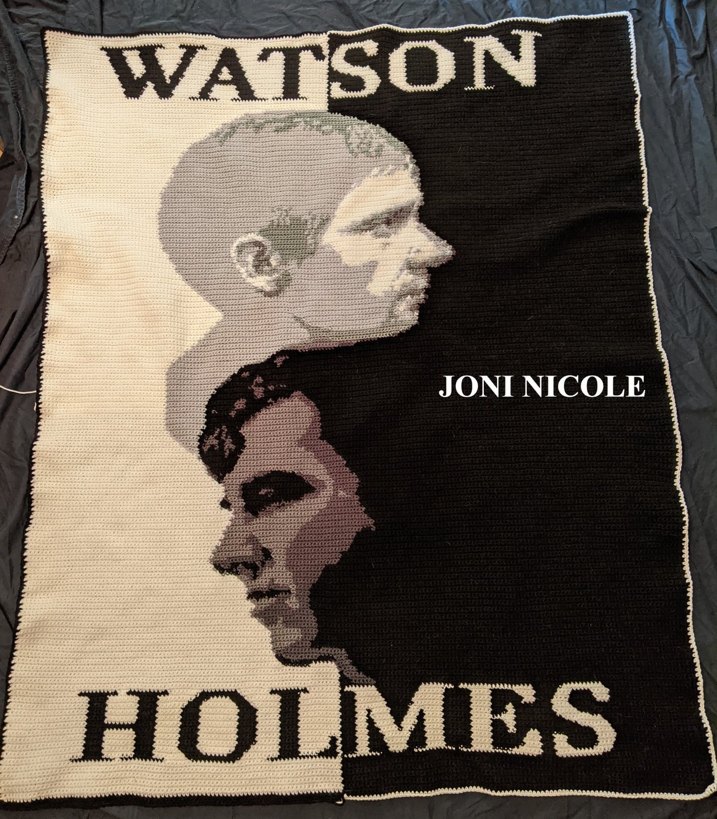 Watson Holmes Graphghan Crochet Pattern SC 180 x 270