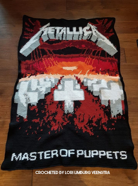 Metallica Graphghan Pattern