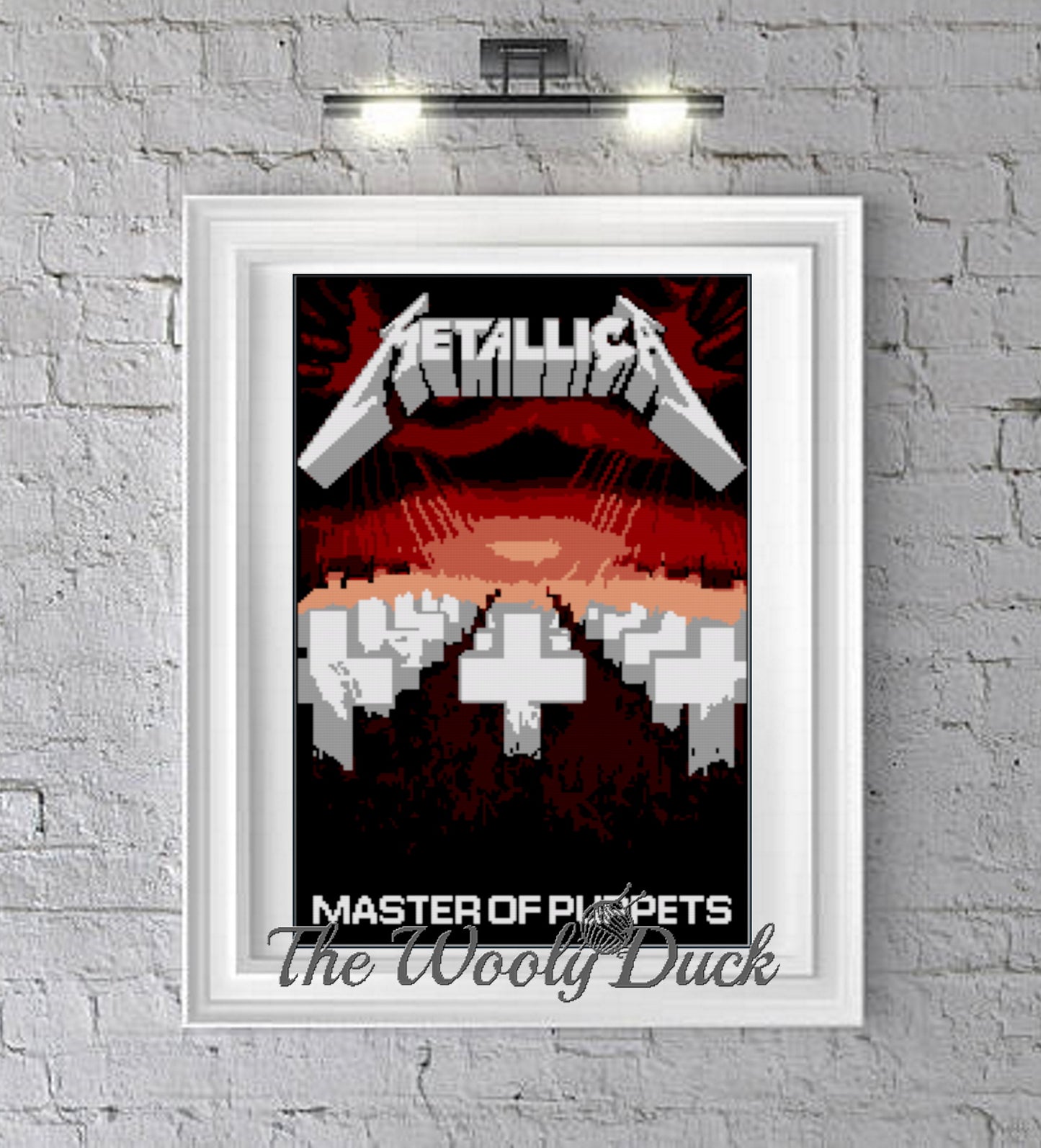 Metallica Graphghan Pattern